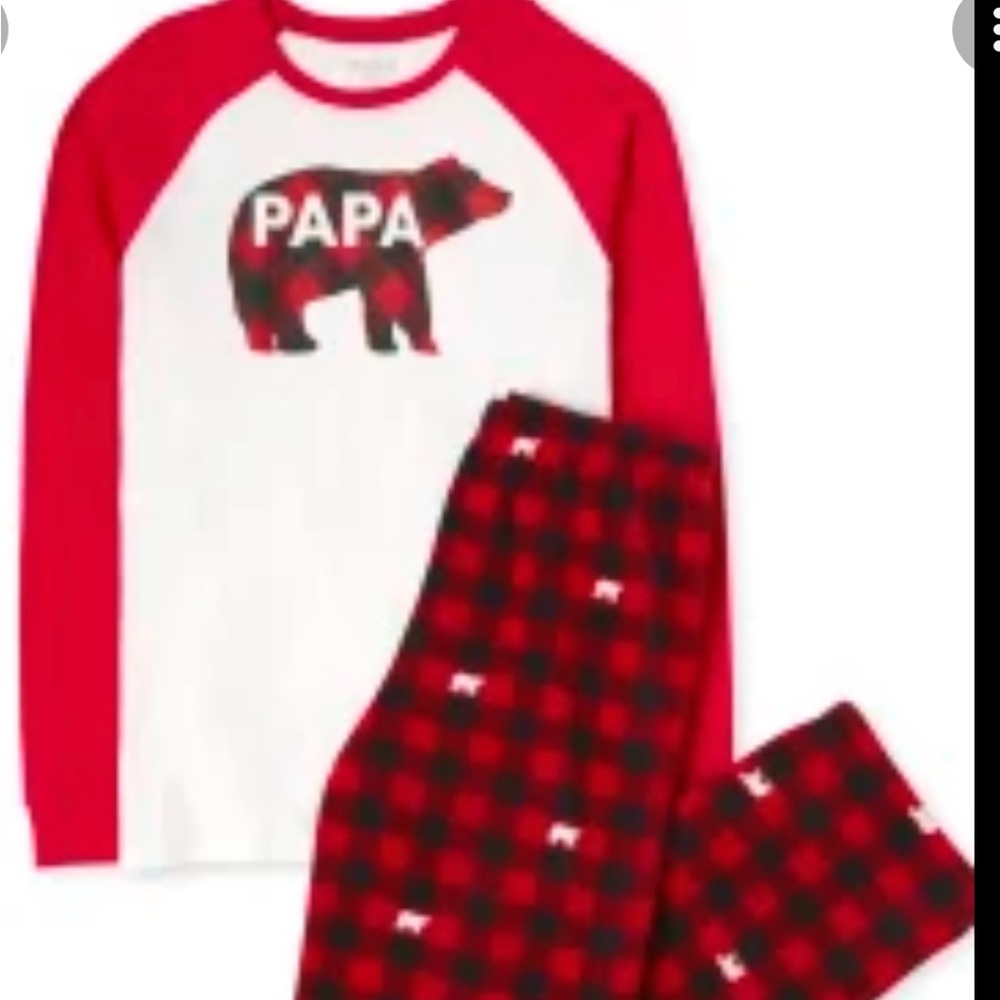 Mens Large Papa Bear Pajamas -  Children’s Place